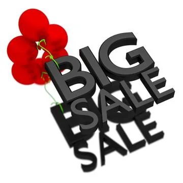 Big sale. Stock Illustration