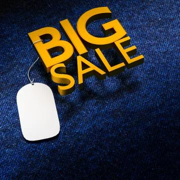 Big sale. Illustrazione stock
