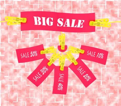 Big sale Stock Illustration