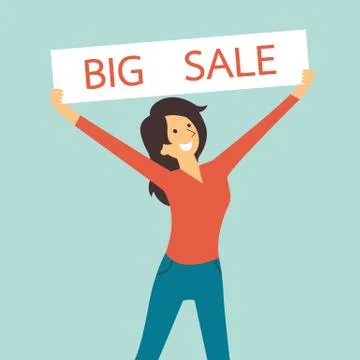 Big sale Stock Illustration