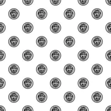 Big sale pattern seamless vector Stock Illustration