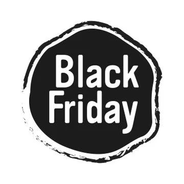 Big sale sticker black friday special offer sale promo marketing holiday shop Stock Illustration