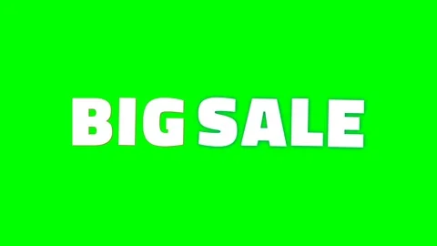 Big sale text Stock Footage 280281847