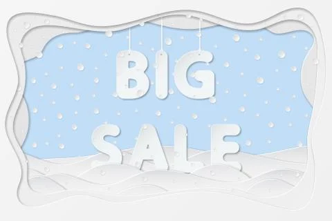 Big sale text Illustrazione stock