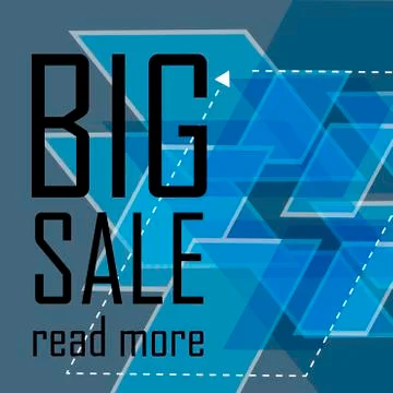 Big sale triangular abstract background Stock Illustration