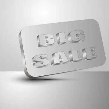 Big sale the vector 3d Stock Illustration