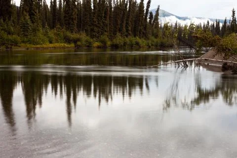 Big salmon river Stock Photos