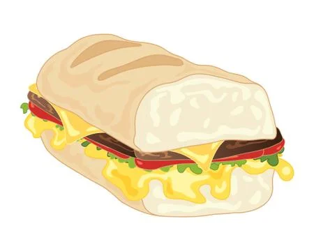 Big sandwich Stock Illustration