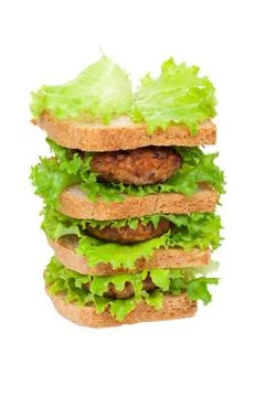 Big sandwich Stock Photos
