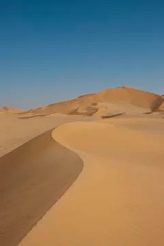 A big sandy dune Foto stock
