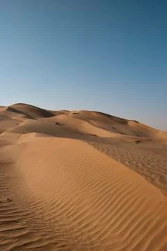 A big sandy dune Foto stock