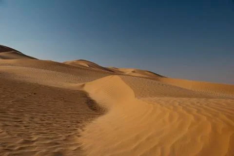 A big sandy dune Foto stock