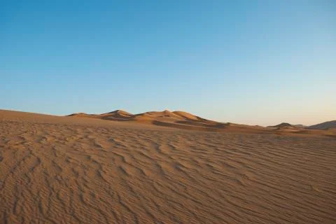 A big sandy dune Foto stock
