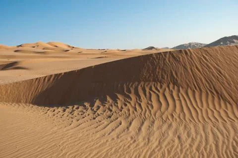 A big sandy dune Foto stock