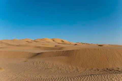 A big sandy dune Foto stock
