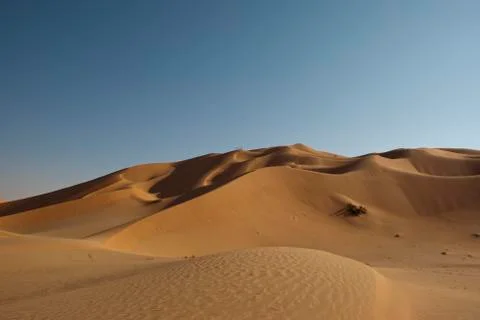 A big sandy dune Foto stock