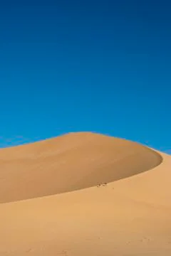 A big sandy dune Foto stock
