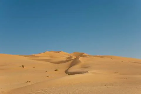 A big sandy dune Foto stock