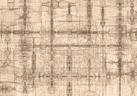 Big scientific draft Stock Illustration