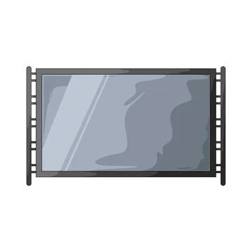 Big screen illustration Ilustração Stock