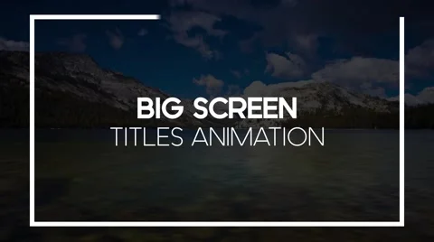 Big Screen Text Titles Animation Pack - Clean & Simple Full HD Screen Line Texts Stock After Effects