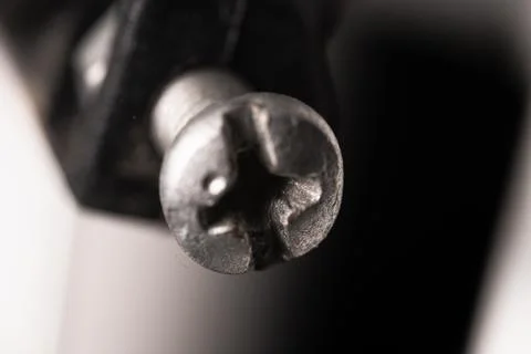A big screw close up Stock Photos