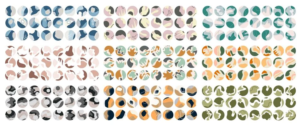 Big Set of Abstract backgrounds. Stock Illustration