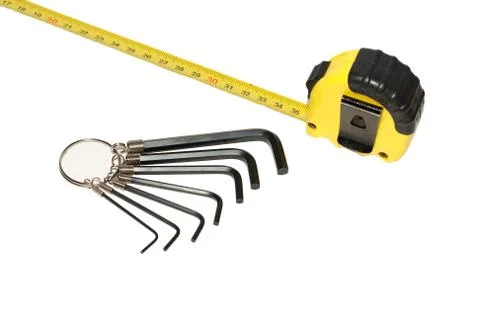 Big set of building tools Stock Photos