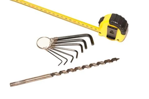 Big set of building tools Stock Photos