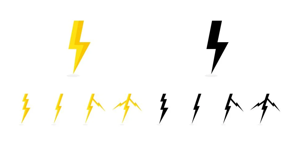 Big set of different design storm icons. Vector illustration on white backgro Illustrazione stock