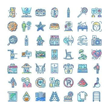 Big set of essential hand drawn doodle icons Stock Illustration
