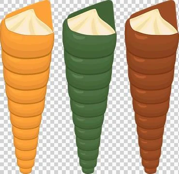 Big set homemade cookie different taste in pastry biscuit Stock Illustration