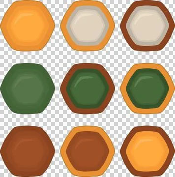 Big set homemade cookie different taste in pastry biscuit Stock Illustration