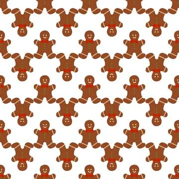 Big set identical gingerbread man, kit colorful pastry cookie 스톡 일러스트