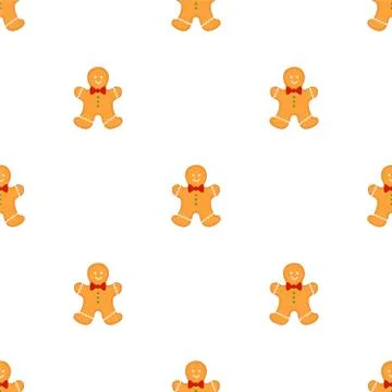 Big set identical gingerbread man, kit colorful pastry cookie 스톡 일러스트