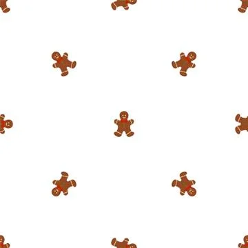 Big set identical gingerbread man, kit colorful pastry cookie 库存插图