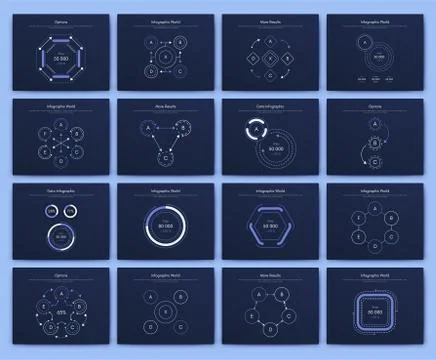 Big set of infographics elements. EPS10. Stock vector Stock Illustration