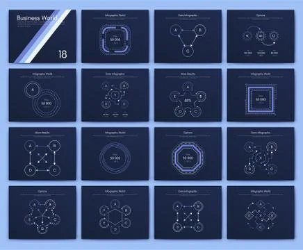 Big set of infographics elements. EPS10. Stock vector Stock Illustration