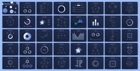 Big set of infographics elements. EPS10. Stock vector Illustrazione stock