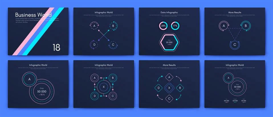 Big set of infographics elements. EPS10. Stock vector Stock Illustration