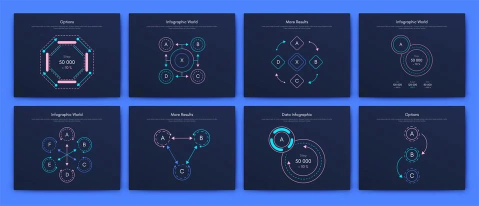Big set of infographics elements. EPS10. Stock vector 스톡 일러스트