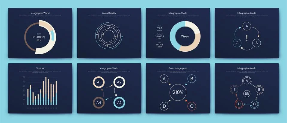 Big set of infographics elements. EPS10. Stock vector Stock Illustration