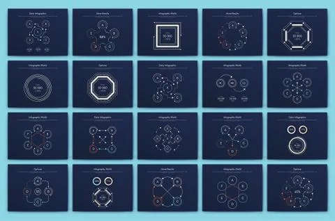 Big set of infographics elements. EPS10. Stock vector イラスト素材