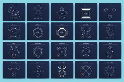 Big set of infographics elements. EPS10. Stock vector Stock Illustration