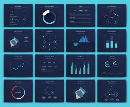 Big set of infographics elements. EPS10. Stock vector イラスト素材
