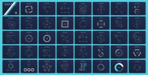 Big set of infographics elements. EPS10. Stock vector 库存插图