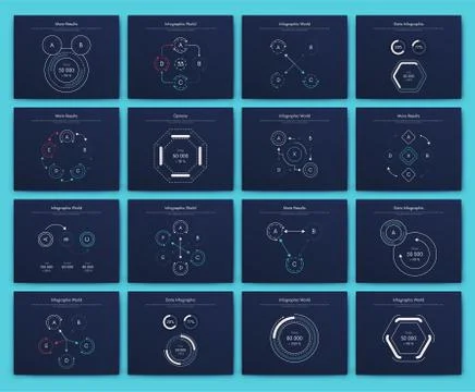 Big set of infographics elements. EPS10. Stock vector Stock Illustration