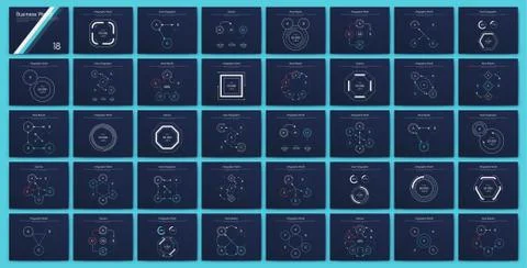 Big set of infographics elements. EPS10. Stock vector 库存插图