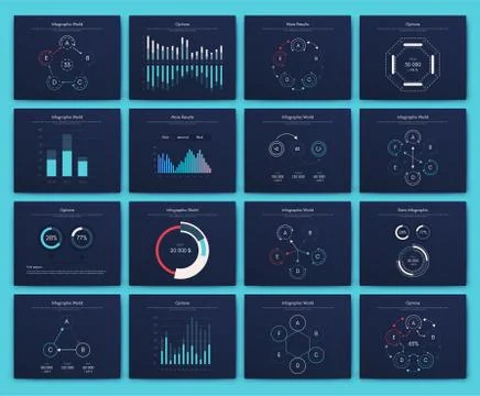 Big set of infographics elements. EPS10. Stock vector Stockillustratie