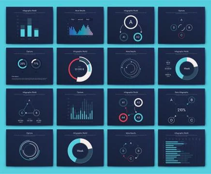 Big set of infographics elements. EPS10. Stock vector イラスト素材